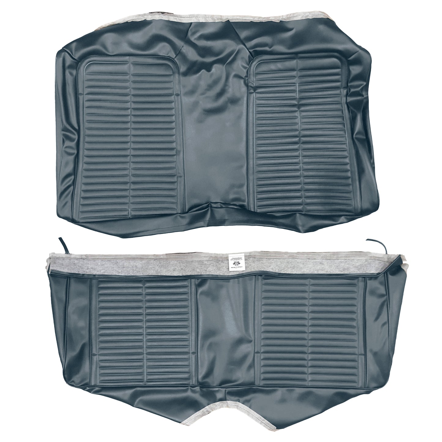 67 FIREBIRD FOLD-DOWN REAR UPHOLSTERY - DARK BLUE