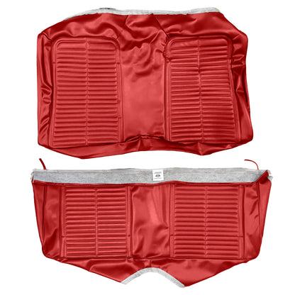 67 FIREBIRD FOLD-DOWN REAR UPHOLSTERY - RED
