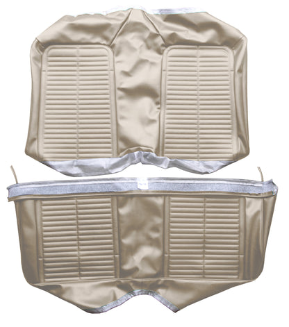 68 FIREBIRD "STANDARD" FIXED CONV REAR UPHOLSTERY- PARCHMENT