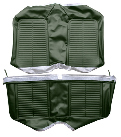 69 FIREBIRD "STANDARD" FIXED CONV REAR UPHOLSTERY- GREEN