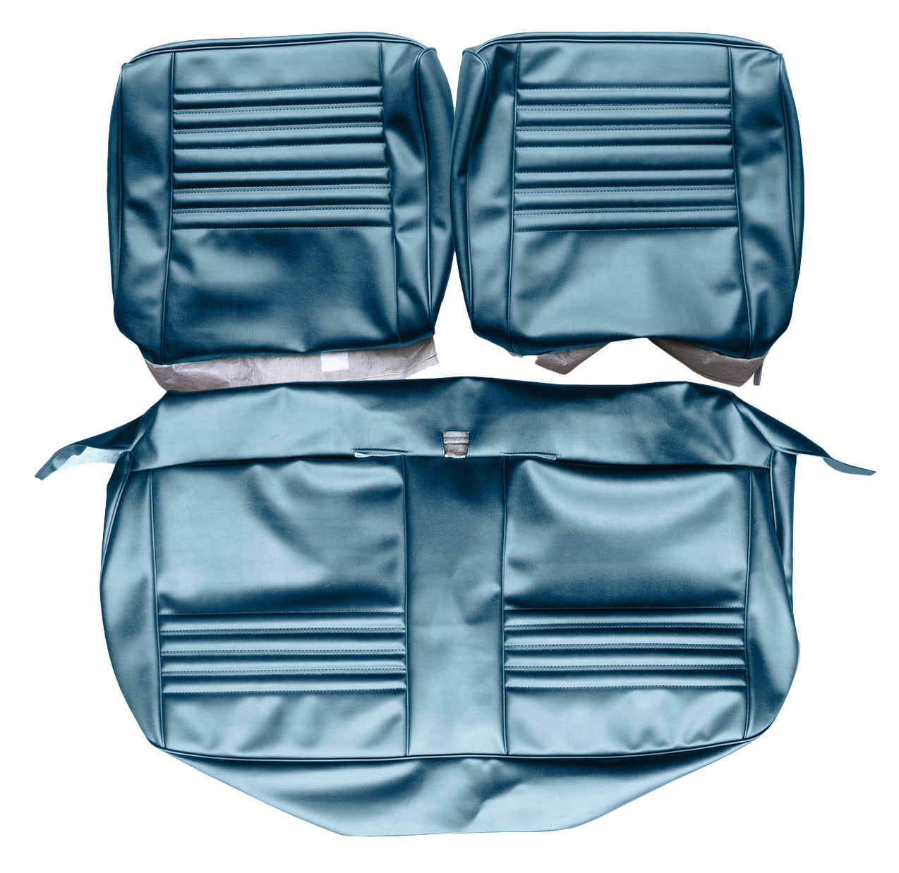 67 CHEVELLE/MALIBU SPLIT BENCH UPHOLSTERY - BRIGHT BLUE