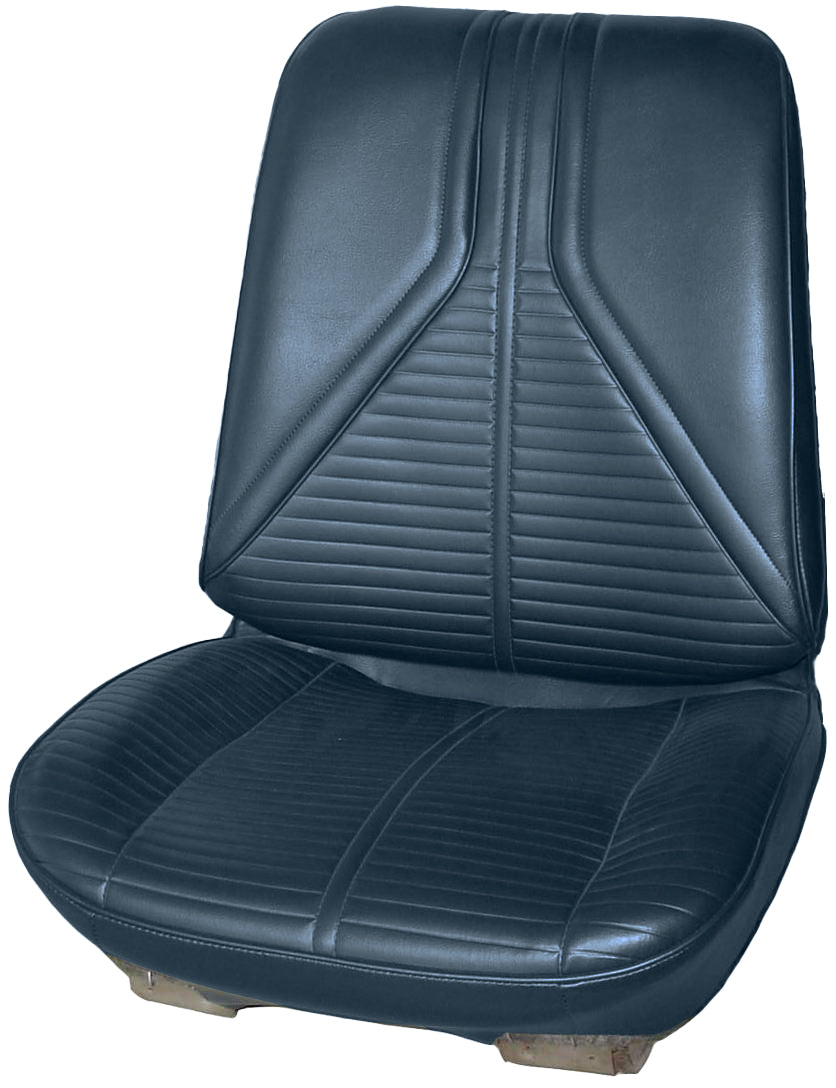 67 SKYLARK/GS BUCKET SEAT UPHOLSTERY - BLUE