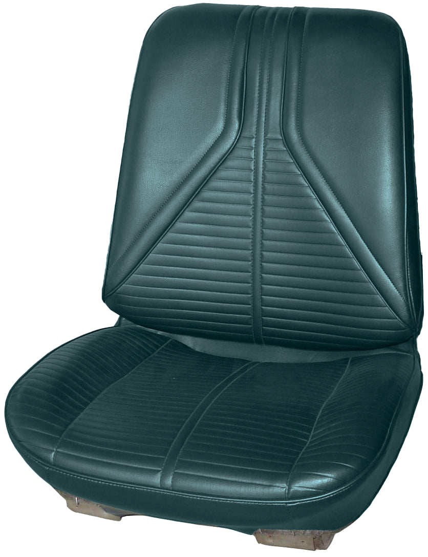 67 SKYLARK/GS BUCKET SEAT UPHOLSTERY - TURQUOISE