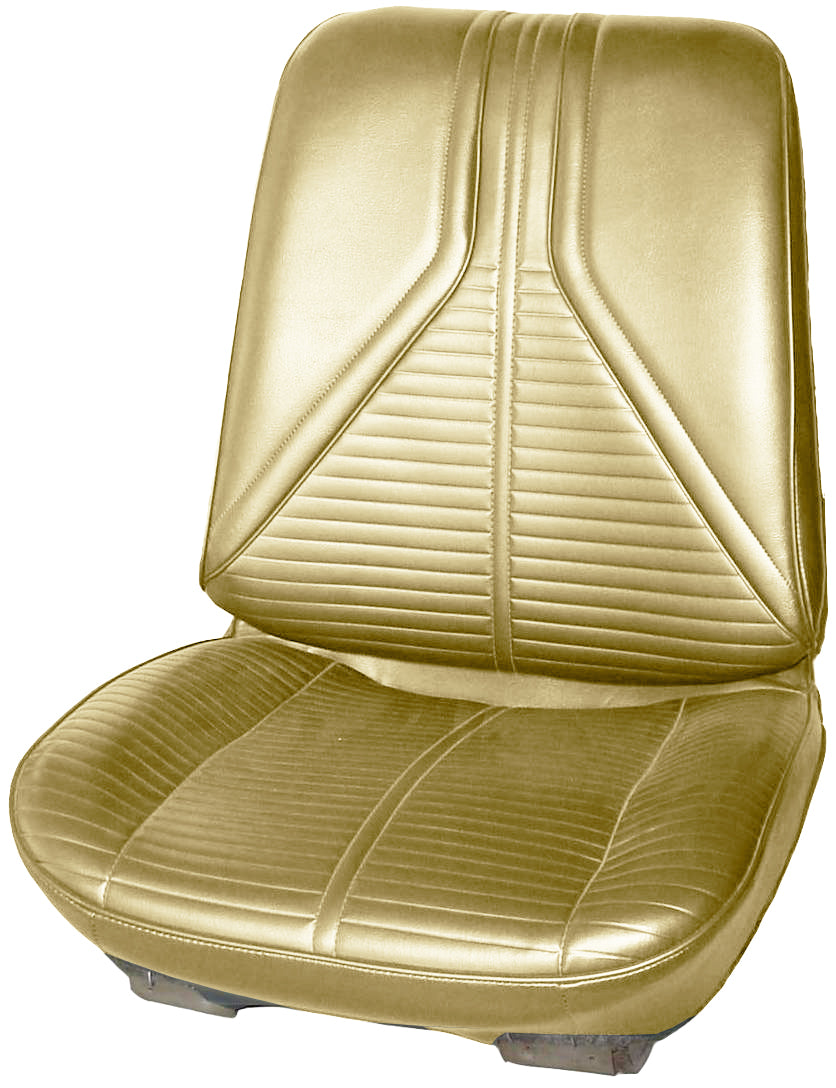 67 SKYLARK/GS BUCKET SEAT UPHOLSTERY - PEARL YELLOW