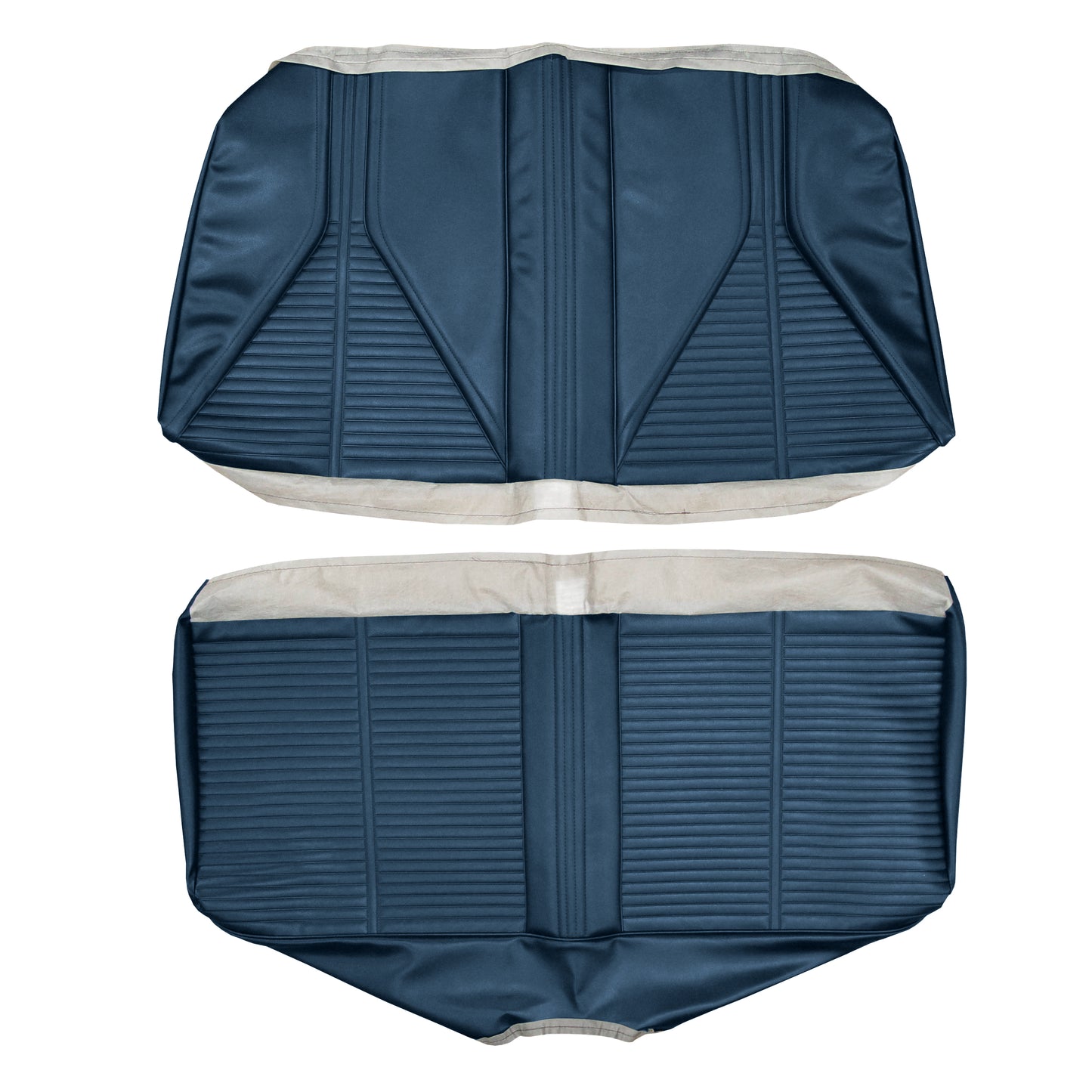 67 SKYLARK/GS CONVERTIBLE REAR UPHOLSTERY - BLUE