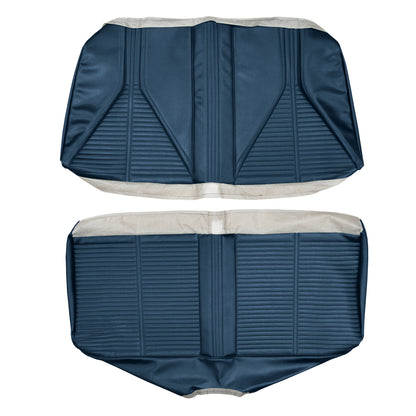 67 SKYLARK/GS CONVERTIBLE REAR UPHOLSTERY - BLUE