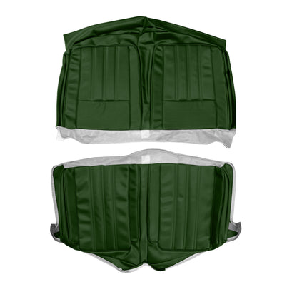 68 BARRACUDA "DELUXE" CONVERTIBLE REAR UPHOLSTERY- GREEN