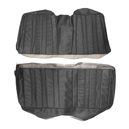 68 SPORT FURY CONVERTIBLE REAR UPHOLSTERY - BLACK