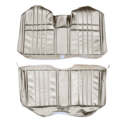 68 FURY III CONVERTIBLE REAR UPHOLSTERY - PEARL WHITE