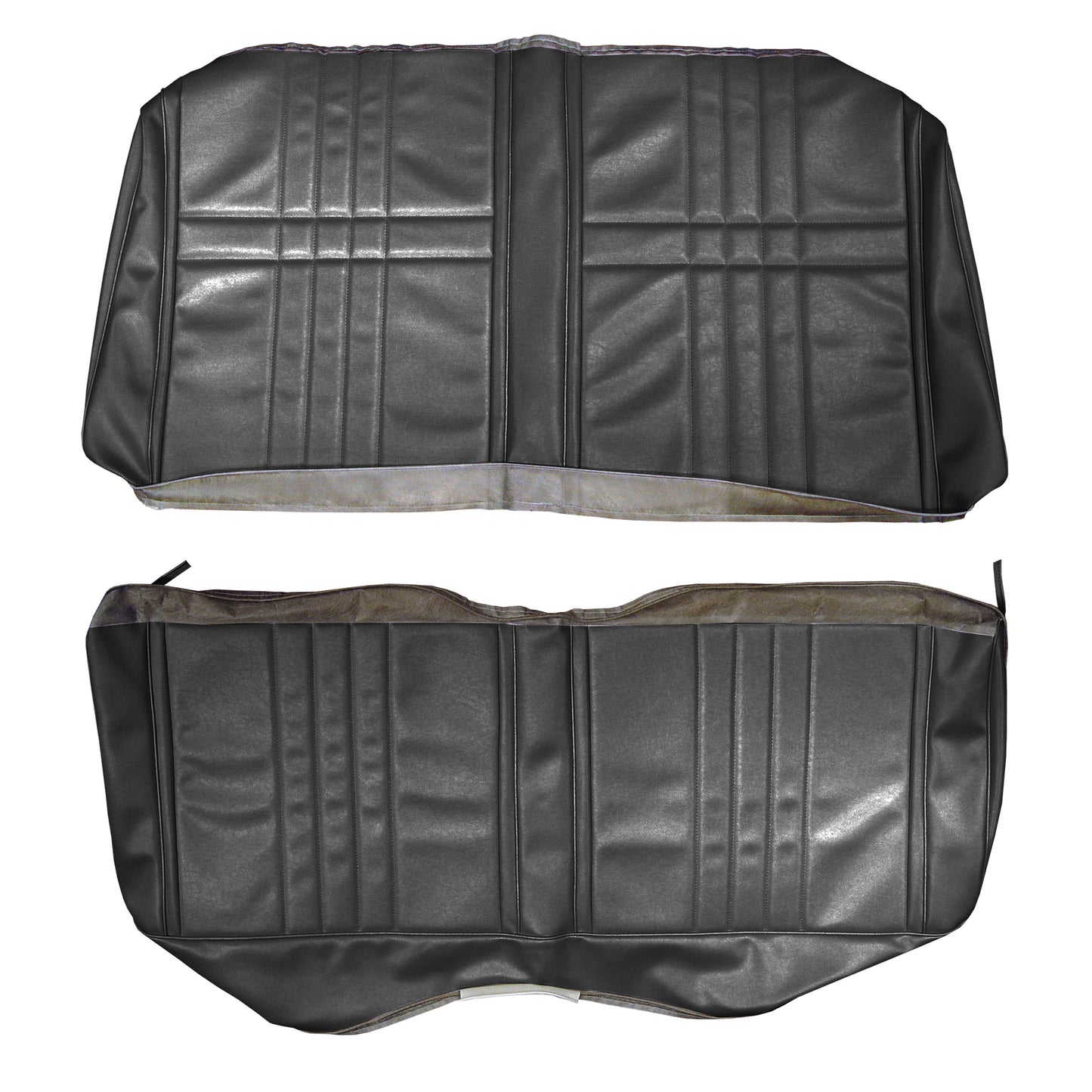 68 FURY III HARDTOP/FAST-TOP REAR UPHOLSTERY - BLACK