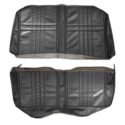 68 FURY III HARDTOP/FAST-TOP REAR UPHOLSTERY - BLACK