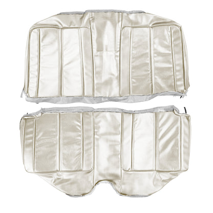 68 SPORT SATELLITE/GTX HARDTOP REAR UPHOLSTERY - PEARL WHITE