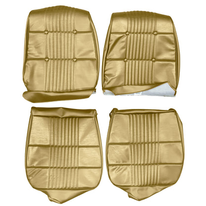 68 CORONET 500/RT BUCKET SEAT UPHOLSTERY - GOLD