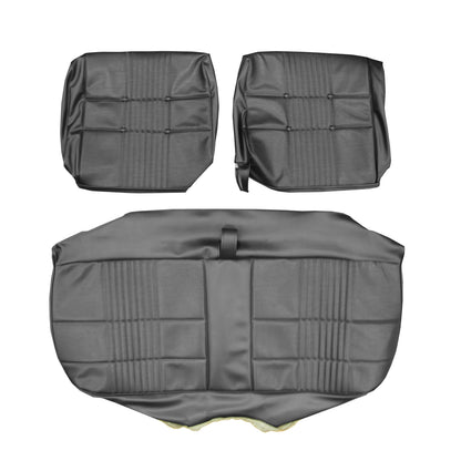 68 CORONET 500 SPLIT BENCH UPHOLSTERY - BLACK
