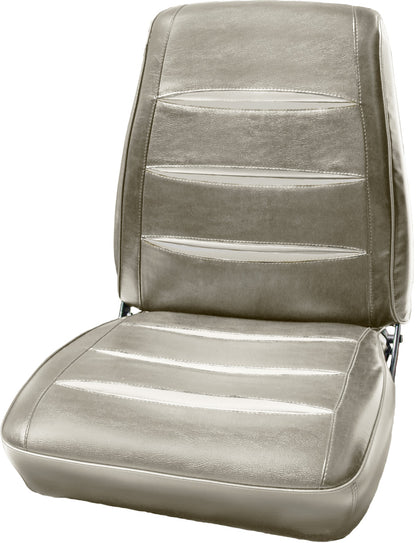 68 CHARGER BUCKET SEAT UPHOLSTERY - PEARL WHITE