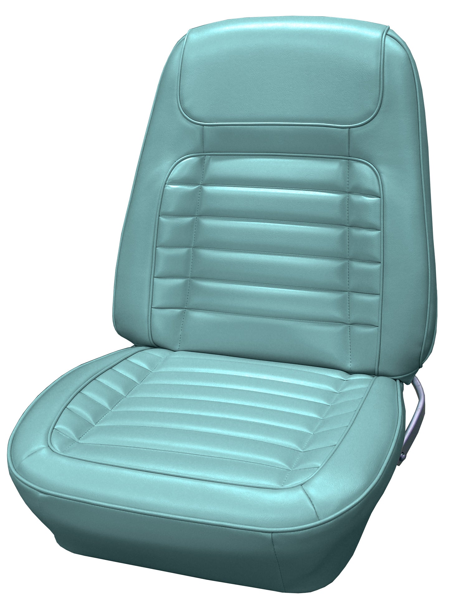 68 CAMARO "DELUXE" BUCKET SEAT UPHOLSTERY - TURQUOISE