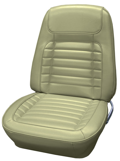 68 CAMARO "DELUXE" BUCKET SEAT UPHOLSTERY - WILLOW GOLD