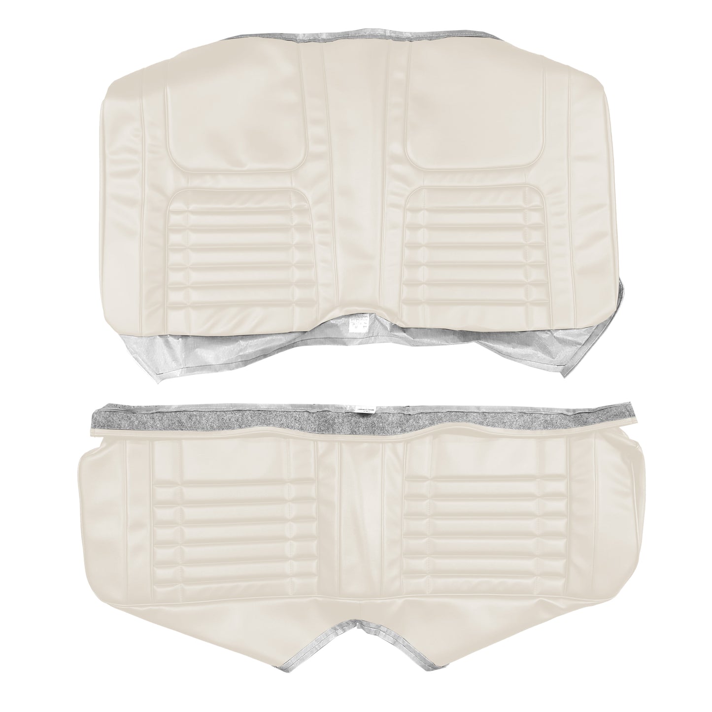 68 CAMARO "DELUXE" FIXED HARDTOP REAR UPHOLSTERY - FROST WHITE