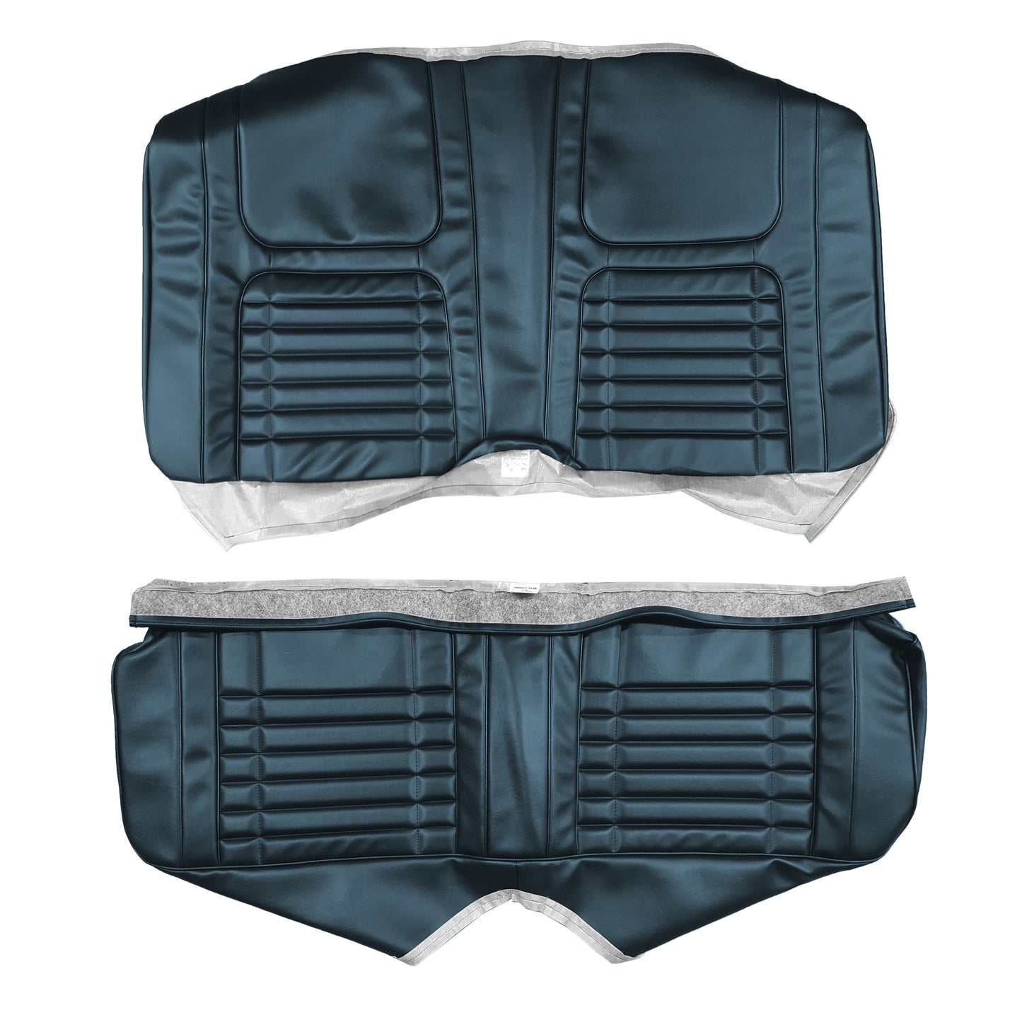 68 CAMARO "DELUXE" FIXED HARDTOP REAR UPHOLSTERY - BLUE