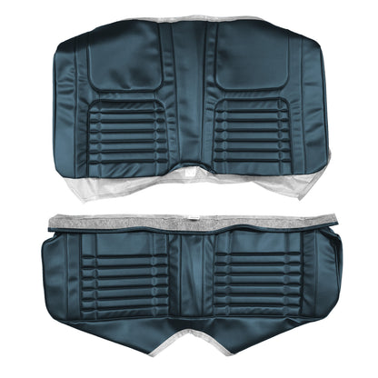 68 CAMARO "DELUXE" FIXED HARDTOP REAR UPHOLSTERY - BLUE