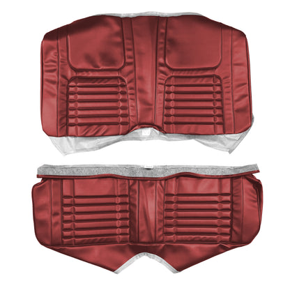 68 CAMARO "DELUXE" FIXED HARDTOP REAR UPHOLSTERY - RED