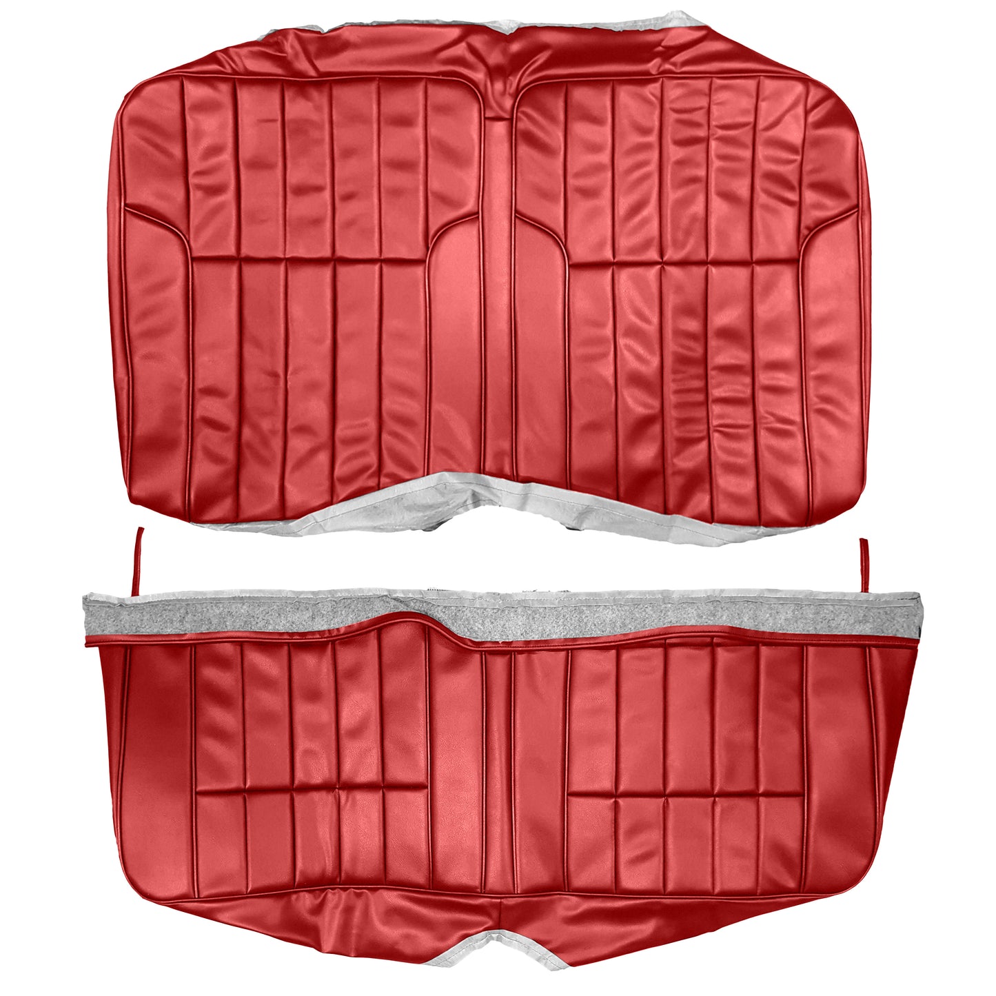 68 FIREBIRD (EARLY) "DELUXE" FIXED CONVERTIBLE UPHOLSTERY - RED