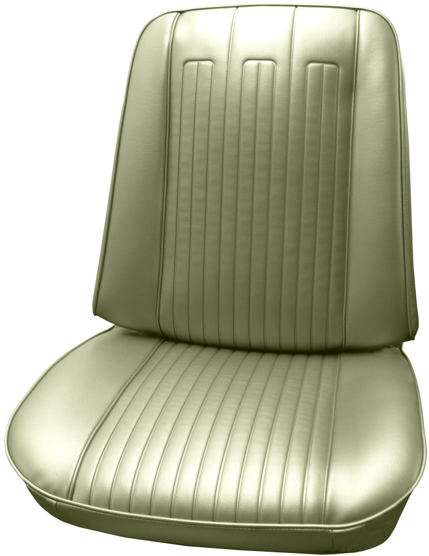68 GTO/LEMANS BUCKET SEAT UPHOLSTERY - WILLOW GOLD