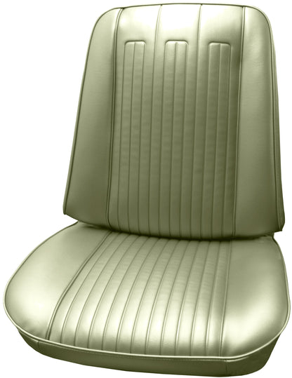 68 GTO/LEMANS BUCKET SEAT UPHOLSTERY - WILLOW GOLD