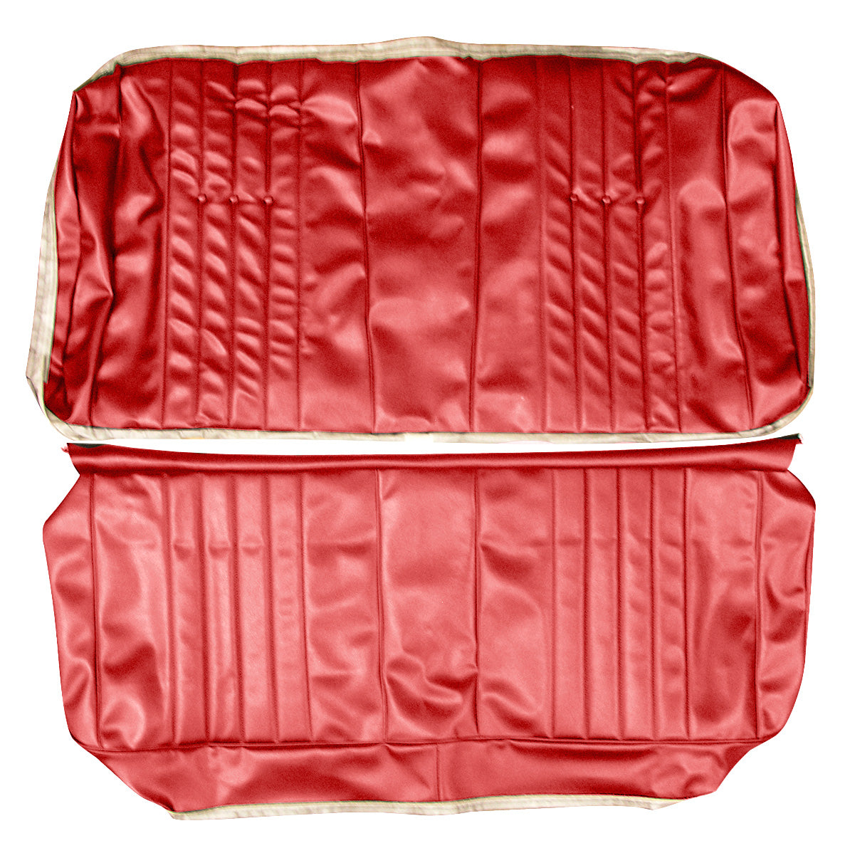 68 CHEVELLE/MALIBU HARDTOP REAR UPHOLSTERY - RED