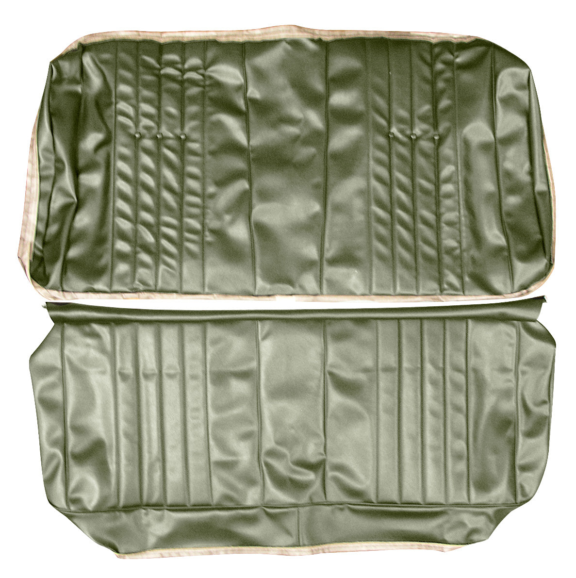 68 CHEVELLE/MALIBU HARDTOP REAR UPHOLSTERY - WILLOW GOLD