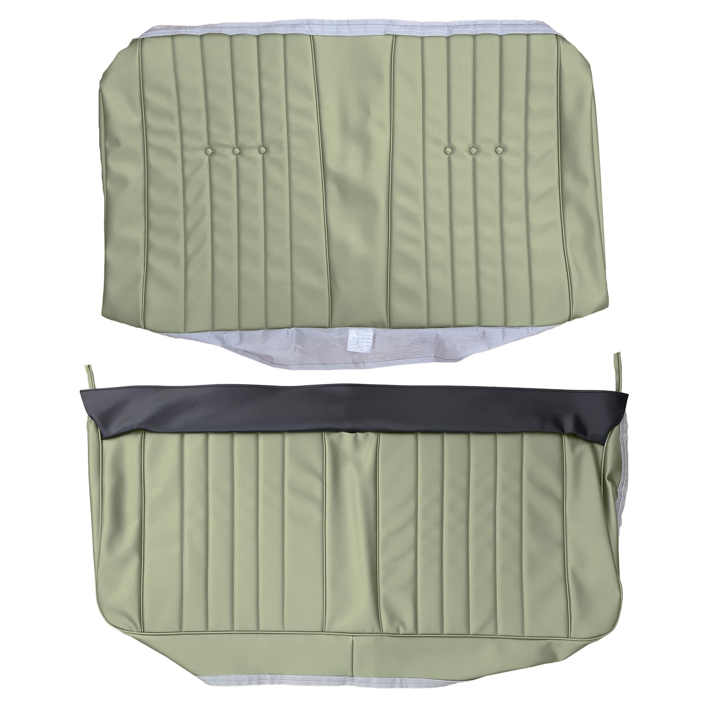 68 CHEVELLE/MALIBU CONVERTIBLE REAR UPHOLSTERY - WILLOW GOLD