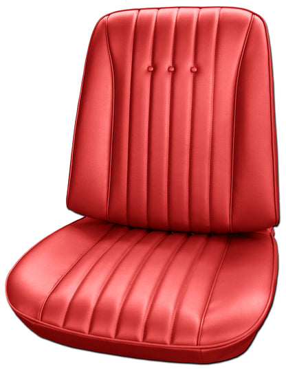 68 CHEVELLE/MALIBU BUCKET SEAT UPHOLSTERY - RED