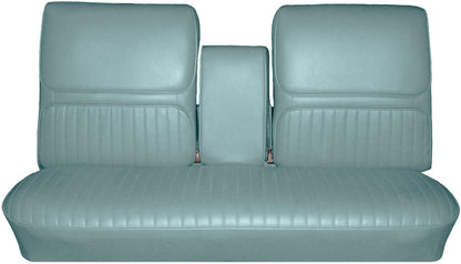 68 SKYLARK SPLIT BENCH W/ C.A.R. UPHOLSTERY - BLUE