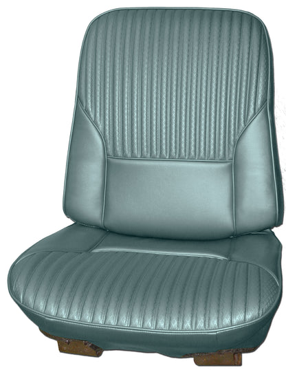 68 CUTLASS/442 BUCKET SEAT UPHOLSTERY - LIGHT BLUE