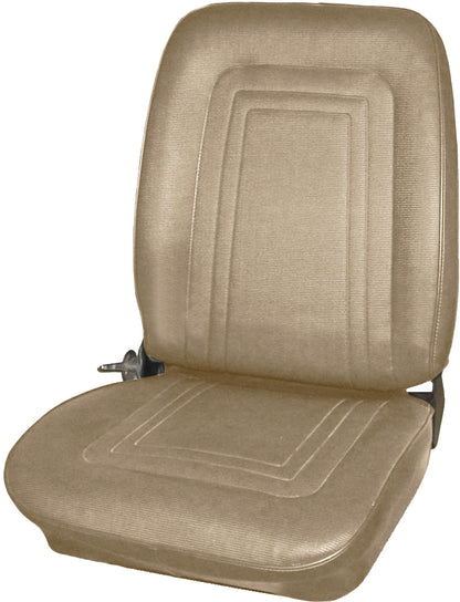 69 JAVELIN SST (RECLINING) BUCKET SEAT UPHOLSTERY- BEIGE