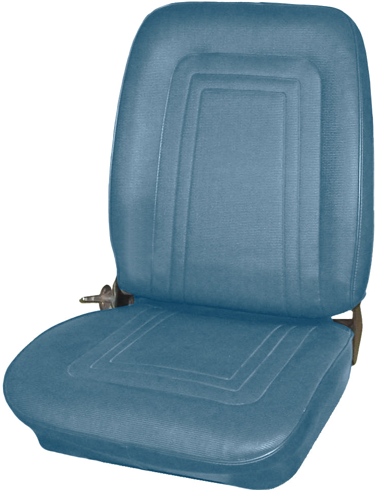 69 JAVELIN SST (RECLINING) BUCKET SEAT UPHOLSTERY- SRM BLUE