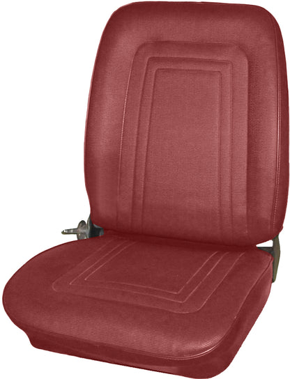 69 JAVELIN SST (RECLINING) BUCKET SEAT UPHOLSTERY- RED