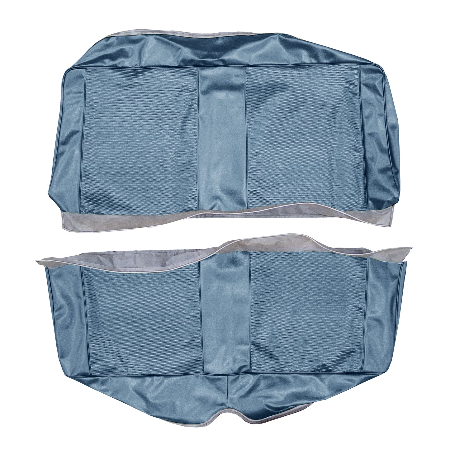 69 RAMBLER ROGUE HARDTOP REAR UPHOLSTERY - SRM BLUE