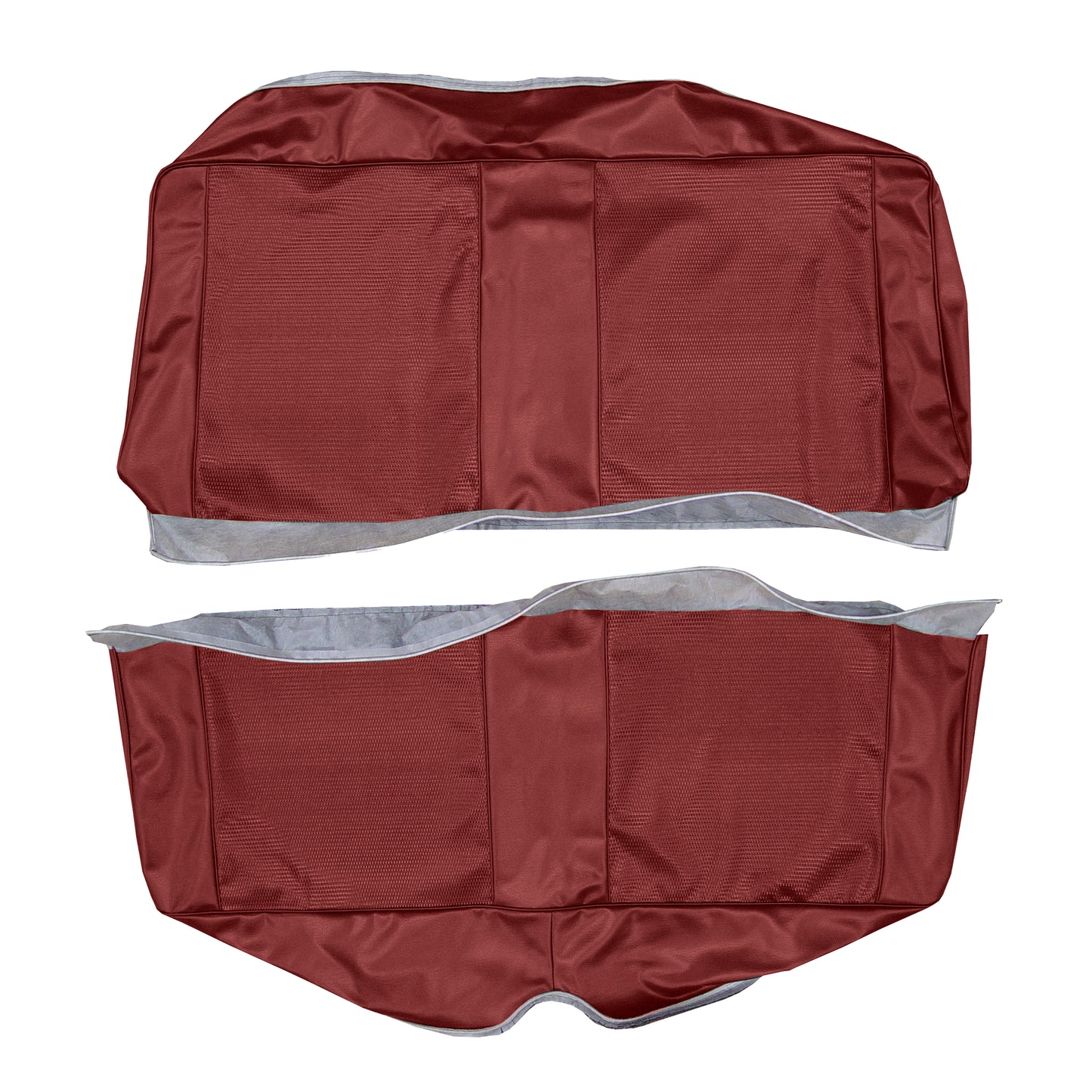 69 RAMBLER ROGUE HARDTOP REAR UPHOLSTERY - RED