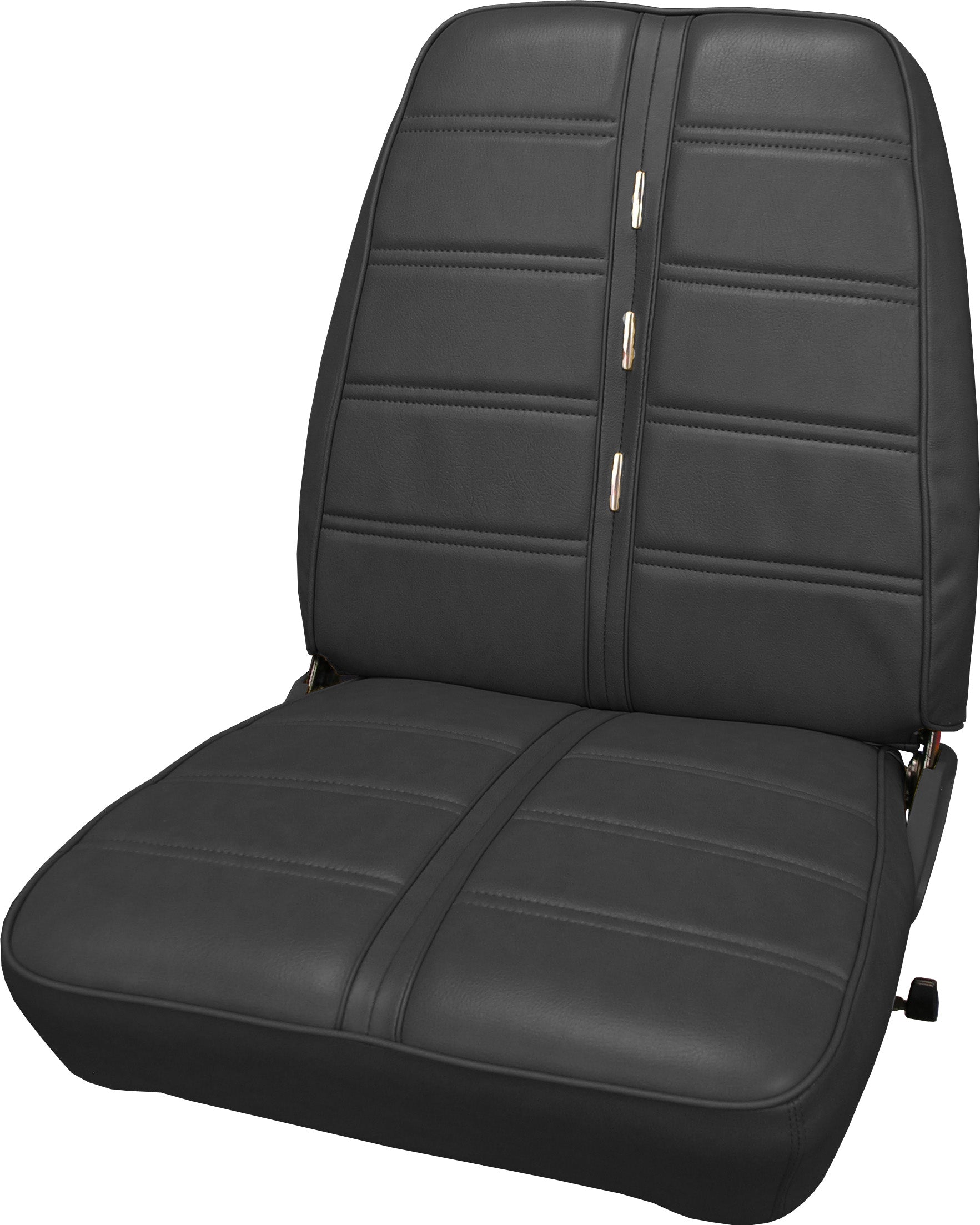 69 Barracuda Dlx Bucket Seat Upholstery - Black - Legendary Auto ...