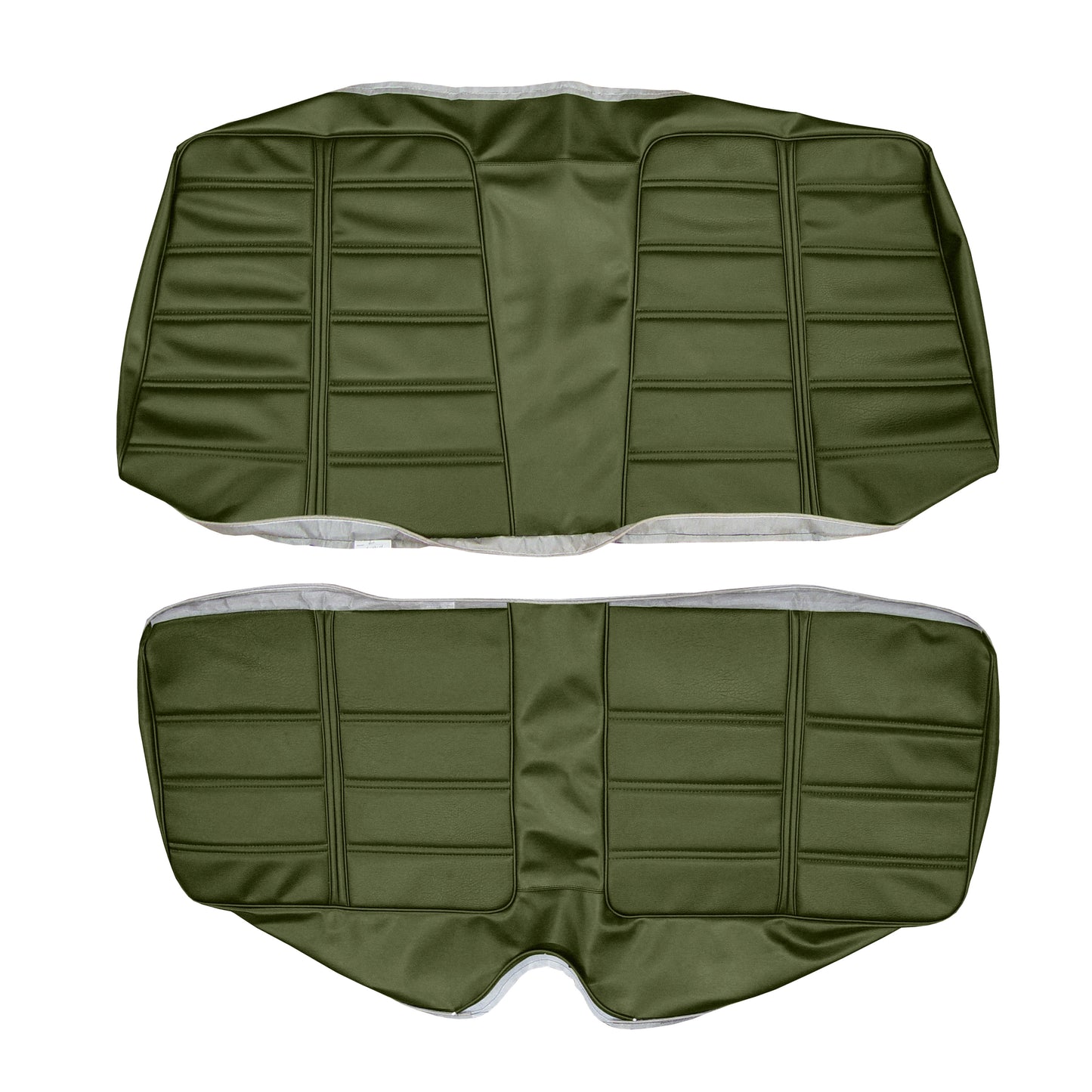 69 BARRACUDA "DELUXE" HARDTOP REAR UPHOLSTERY - GREEN
