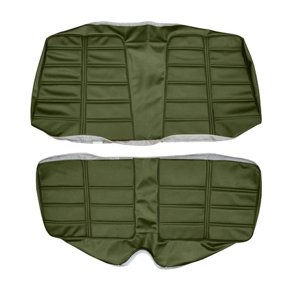 69 BARRACUDA "DELUXE" HARDTOP REAR UPHOLSTERY - GREEN