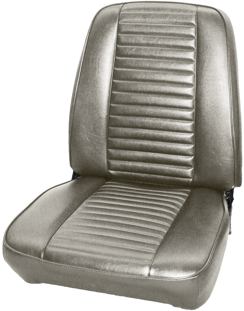 69 BARRACUDA "STANDARD" BUCKET SEAT UPHOLSTERY - WHITE