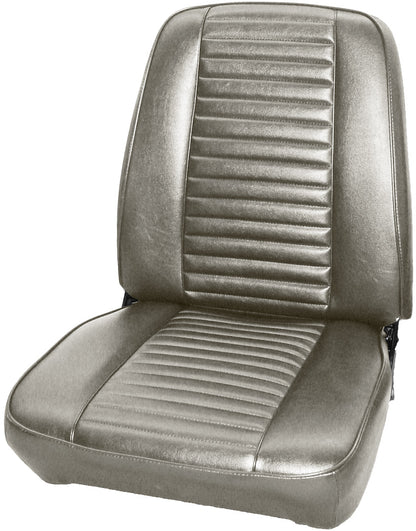 69 BARRACUDA "STANDARD" BUCKET SEAT UPHOLSTERY - WHITE