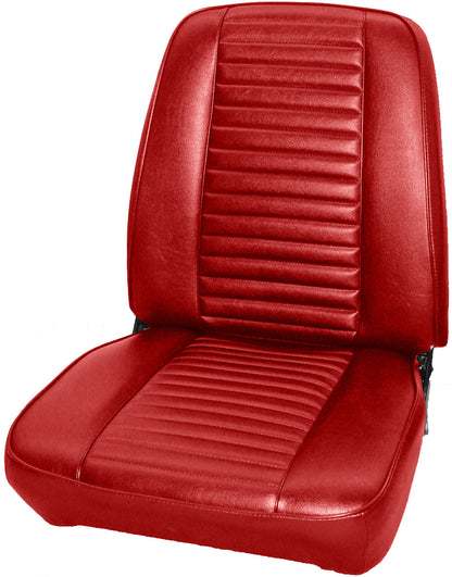 69 BARRACUDA "STANDARD" BUCKET SEAT UPHOLSTERY - RED