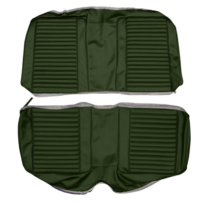 69 BARRACUDA "STANDARD" HARDTOP REAR UPHOLSTERY - GREEN