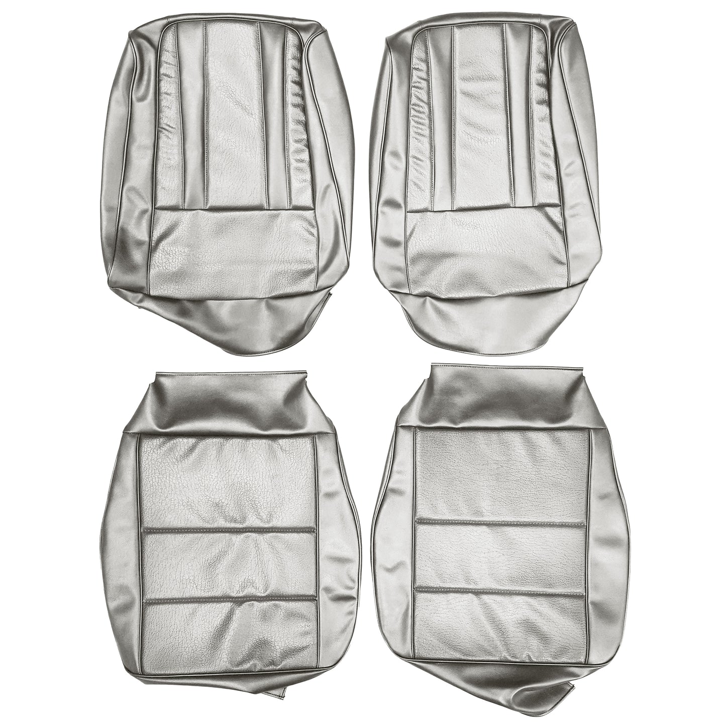 69 SPORT FURY BUCKET SEAT UPHOLSTERY - WHITE