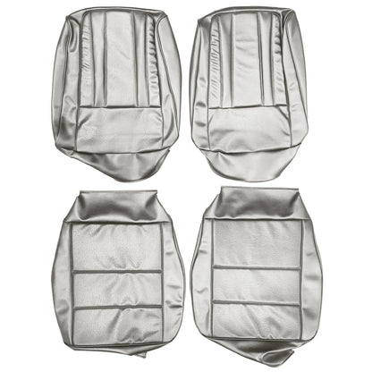 69 SPORT FURY BUCKET SEAT UPHOLSTERY - WHITE
