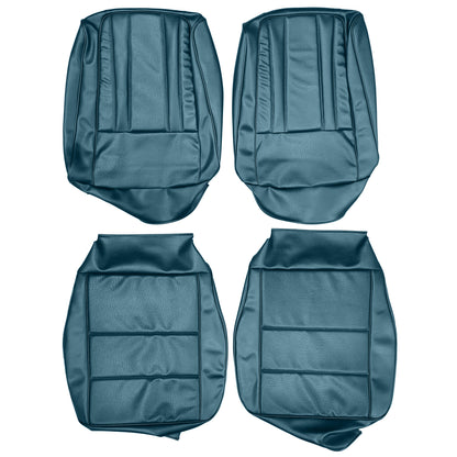 69 SPORT FURY BUCKET SEAT UPHOLSTERY - BLUE