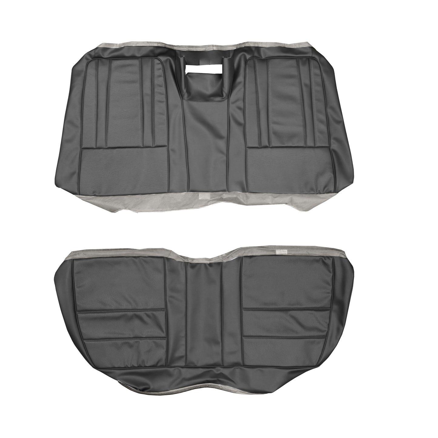 69 SPORT FURY HARDTOP REAR UPHOLSTERY - BLACK
